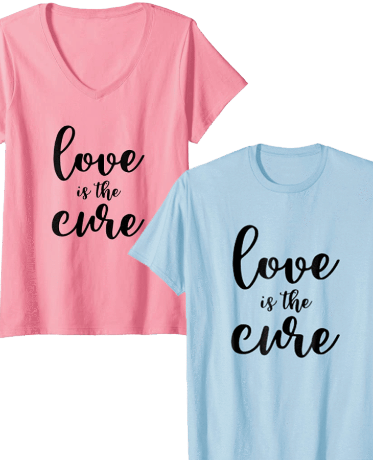 Love is the Cure T-shirt by Enchanted Empath