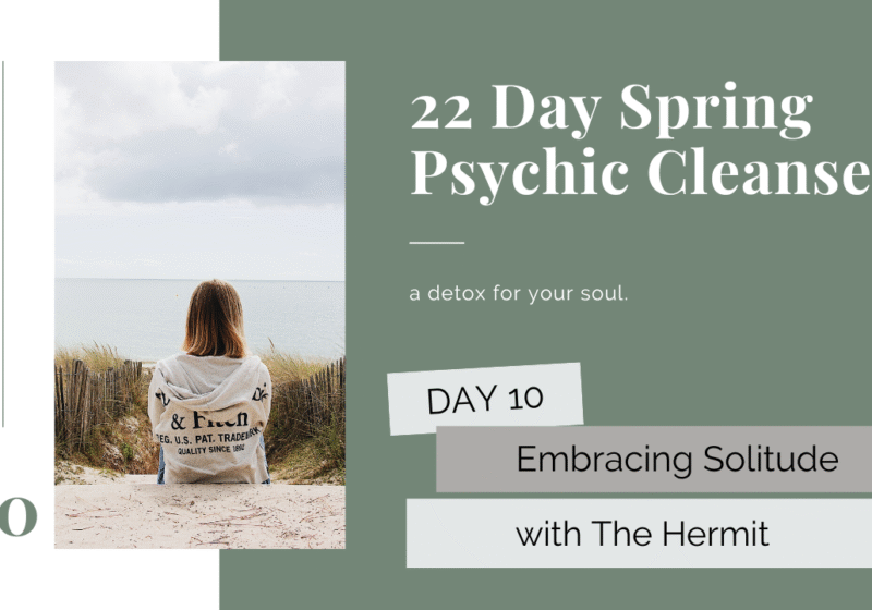 Psychic Cleanse Day 10 with The Hermit Tarot