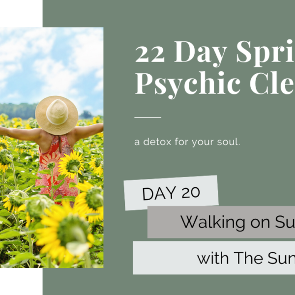 Day 20: Walking on Sunshine